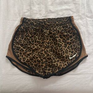 Nike Leopard Glitter Tempo Dri-FIT Mid-Rise Brief-Lined Running Shorts